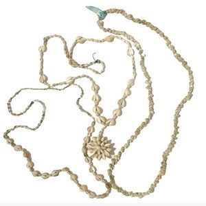 THREE shell necklaces